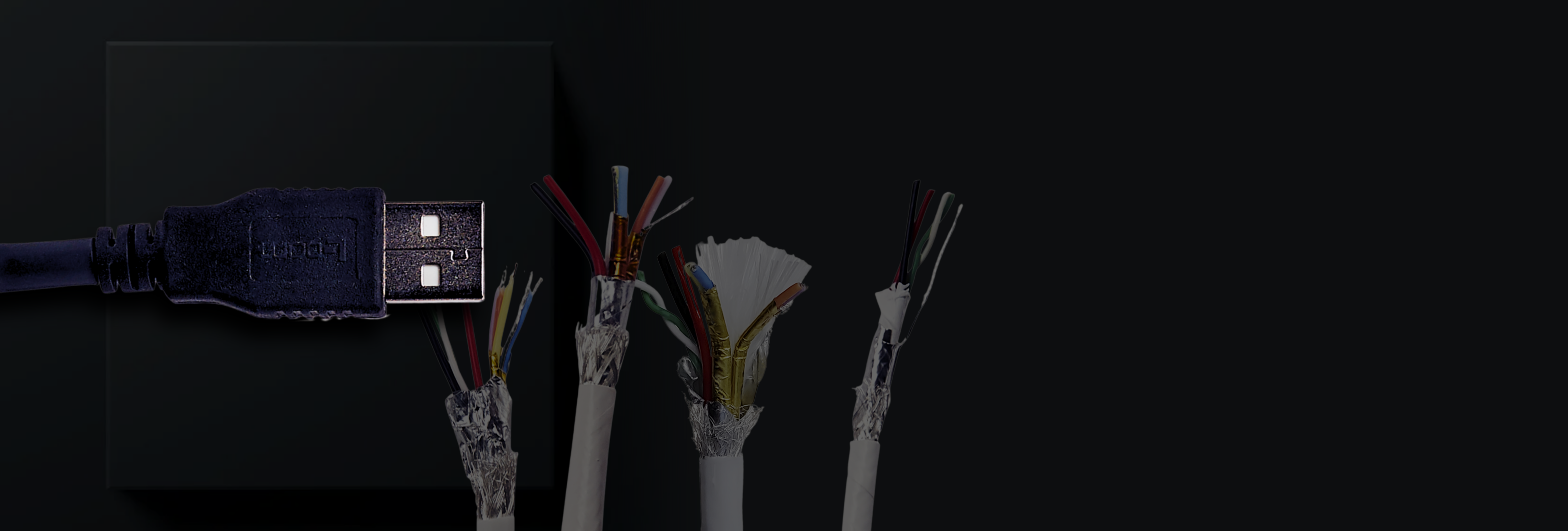 USB cables for aerospace